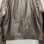 【曜日割引対象外】 リーバイス Levi's 90's LEATHER TRUCKER JACKET 70345-83-F94-153 ジャケット ブラウン Lサイズ 201MT-4094 VB