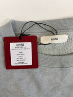 アンフィル unfil paper&cotton-terry sweatshirt misty green ペーパー＆コットンテリー スウェットシャツ ミスティグリーン WZSP-UW114 スウェット グリーン サイズ1 101LT-168