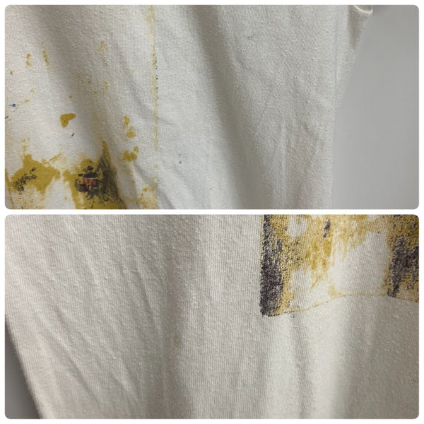 【曜日割引対象外】 ヴィンテージ vintage 90's NINE INCH NAILS "The Downward Spiral halo eight " Hanes USA製 Tシャツ ホワイト XLサイズ 201MT-4491 VB