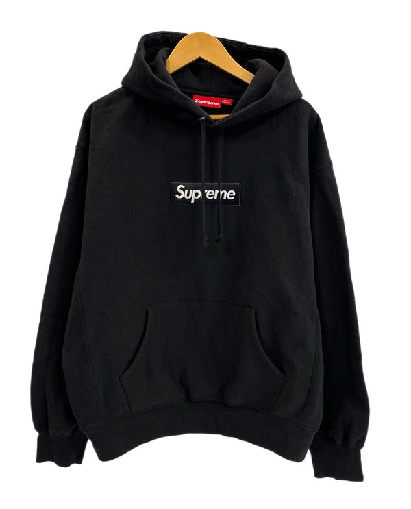 シュプリーム SUPREME ボックスロゴ フーディ パーカー 黒 パーカ ブラック Ｍサイズ 101MT-4078