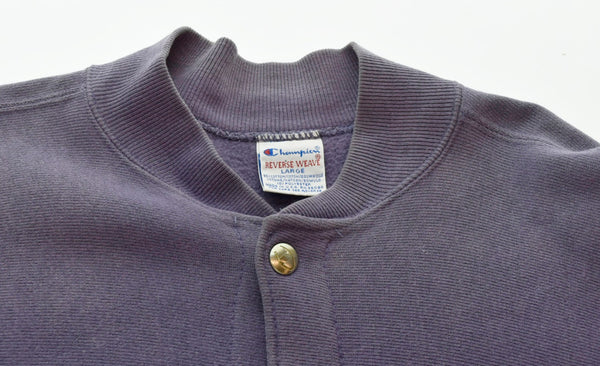 チャンピオン Champion 90s Reverse Weave Snap Cardigan リバースウィーブ スナップ カーディガン フェード カーディガン パープル Lサイズ 103MT-1150