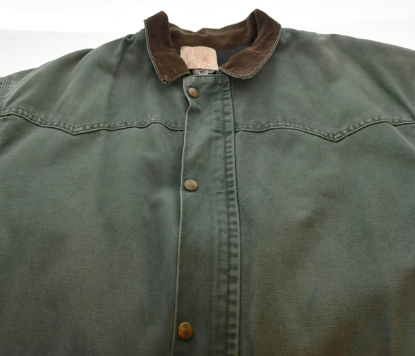 カーハート Carhartt ダックジャケット カバーオール 緑 ジャケット グリーン Lサイズ 103MT-963