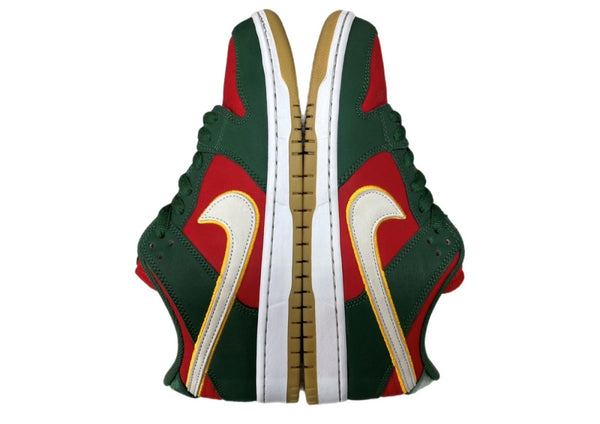 ナイキ NIKE SB DUNK LOW PRO PRM SEATTLE SUPERSONICS ダンク ロー シアトル スーパーソニックス シューズ 黄 赤 緑 FZ1287-300 メンズ靴 スニーカー レッド 28cm 104S-1060