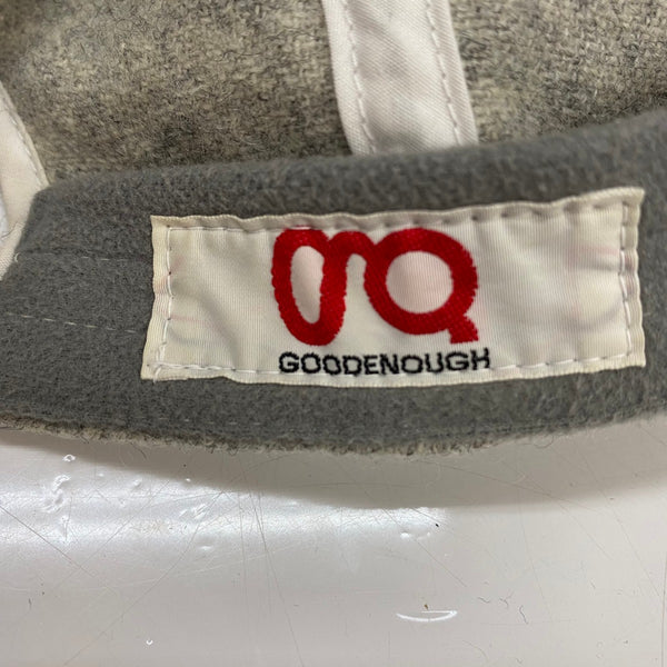 【中古】グッドイナフ Goodenough 90s GEロゴ ウール キャップ 帽子 メンズ帽子 キャップ グレー 201goods-725