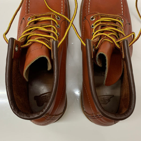 【曜日割引対象外】 レッドウィング RED WING 6-inch Classic Moc USA製 8875 メンズ靴 ブーツ その他 ブラウン 23.5cmサイズ 201-shoes1123 VB