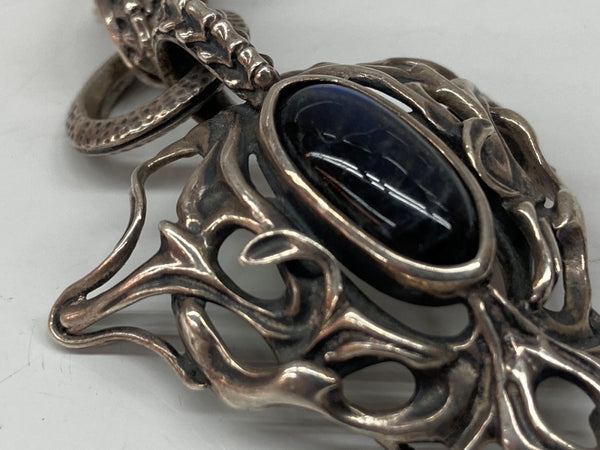 JAP工房 JAP INC. 餓狼 ペンダント トップ GARO 龍崎駈音 ネックレス Sterling 925 銀 メンズジュエリー・アクセサリー ペンダントトップ 総柄 シルバー 104A-49