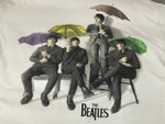 バンド band 90's 90s ONEITA THE BEATLES Rain UMBRELLA PORTRAIT ©︎1995 ビートルズ レイン アンブレラ XL Tシャツ ホワイト LLサイズ 101MT-3197