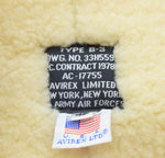 アビレックス AVIREX B-3 フライト ジャケット ムートン羊革 ボア レザー ジャケット ボンバー ジャケット MADE IN USA  42 ジャケット ブラウン 103MT-2213