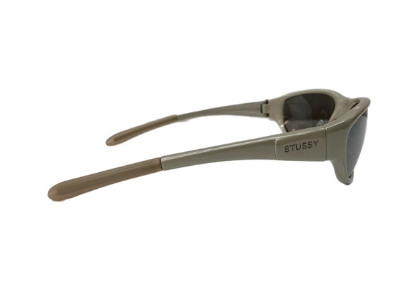 ステューシー STUSSY EYEGEAR 90s BERETTA サングラス スポーツ アイウェア 眼鏡 灰 眼鏡・サングラス サングラス ロゴ グレー 104G-27