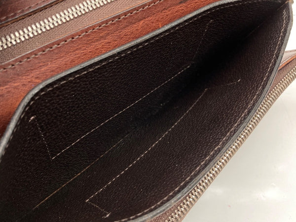 ラストクロップス LAST CROPS BLISTER ブリスター 二つ折り 長財布 ロング ウォレット カードケース 茶 財布・ケース メンズ財布 ロゴ ブラウン 104W-28