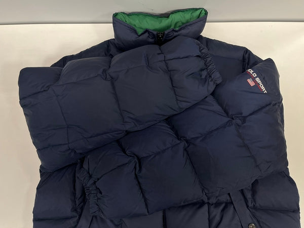ラルフローレン RalphLauren 90s 90年代 POLO SPORT ポロスポーツ ダウンジャケット 紺 ジャケット ネイビー Lサイズ 101MT-5117