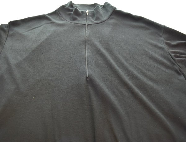 パタゴニア PATAGONIA キャプリーン ミッド ウェイトジップ ネック 長袖カットソー ロンT ブラック LLサイズ 103MT-3222