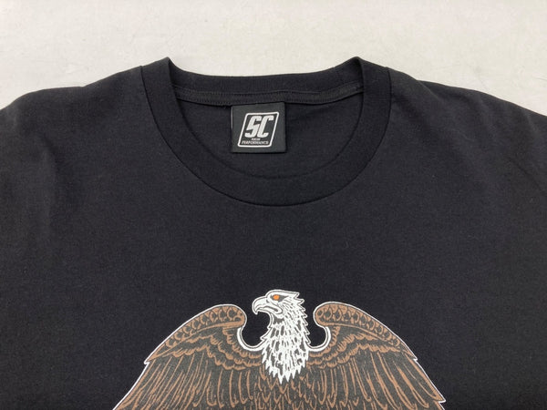 サブカルチャー Subculture EAGLE SKULL HEAD T-SHIRT イーグル スカル ヘッド Tシャツ 黒 SCST-S2101 サイズ2 Tシャツ プリント ブラック 104MT-1488