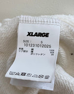 エクストララージ X-LARGE ×2PAC TUPAC PULLOVER HOODED 101231012025 パーカ ロゴ ホワイト Sサイズ 201MT-2371