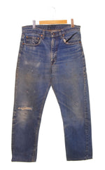 リーバイス Levi's 70s 505-0217 66前期 ボタン裏8 42TALON 70's 66single デニム ブルー 103MB-588