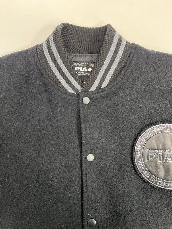 ピア PIAA レーシング スタジャン ジャケット バイカー ツーリング 黒 ジャケット ブラック フリーサイズ 101MT-5283