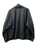 メゾンスペシャル MAISON SPECIAL 21AW Prime Over Double Riders Jacket プライム オーバー ダブル ライダース ジャケット ダブルジップ アウター 黒 11222211205 サイズ 01 ジャケット 無地 ブラック 104MT-1919