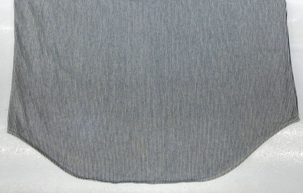 ダブルアールエル RRL 90s BAND COLLAR SHIRT JACKET バンド カラー シャツ ジャケット ワーク 三ツ星タグ Ralph Lauren 青 ジャケット ストライプ ブルー Lサイズ 104MT-1502