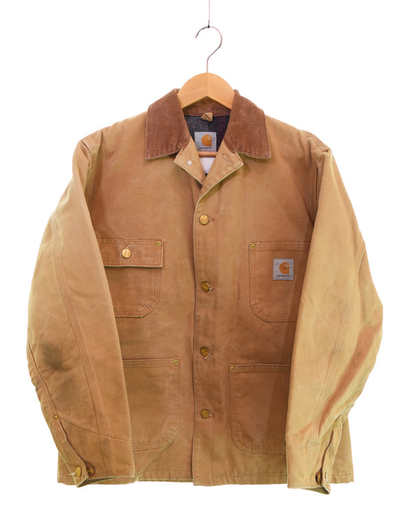 カーハート Carhartt 90s michigan chore coat ミシガンチョアコート ダックカバーオール ジャケット ベージュ 103MT-3308
