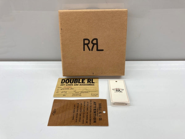 ダブルアールエル RRL INDIGO DENIM BILLFOLD WALLET インディゴ デニム ビルフォールド ウォレット 折り畳み 財布 青 財布・ケース メンズ財布 ロゴ ブルー 104W-26