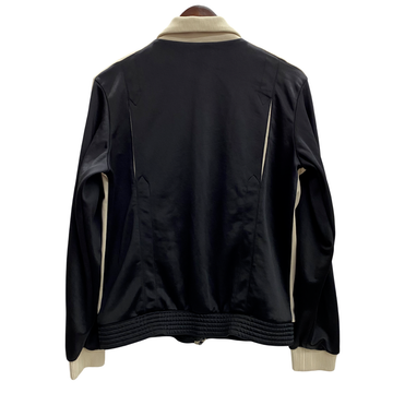 【曜日割引対象外】 アディダス adidas 襟付き ジャージ 復刻 トラックジャケット ジャージ ホワイト Mサイズ 201MT-4705 VB