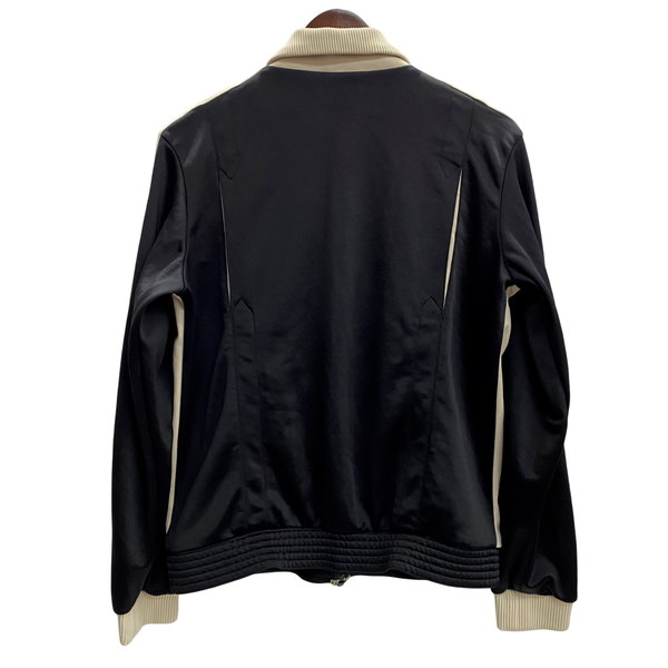 【曜日割引対象外】 アディダス adidas 襟付き ジャージ 復刻 トラックジャケット ジャージ ホワイト Mサイズ 201MT-4705 VB