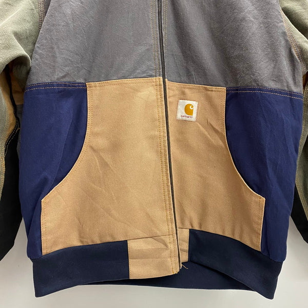 【曜日割引対象外】 カーハート Carhartt リメイク 再構築 アクティブジャケット パーカー ジャケット マルチカラー 201MT-4570 VB