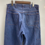 【曜日割引対象外】 ヴィンテージ vintage ビッグマック BIG MAC 50's デニム ペインターパンツ GRIPPER ZIPPER デニム ブルー W32サイズ 201MB-858 VB