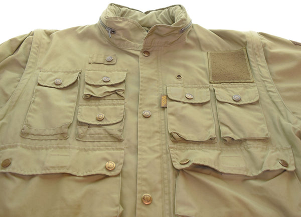 フェールラーベン FJALL RAVEN 多ポケット ミリタリージャケット ジャケット カーキ Sサイズ 103MT-2912