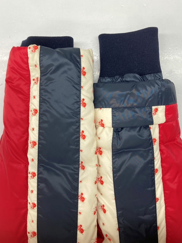 グッチ GUCCI 18AW FLORAL PADDED DOWN JACKET フローラル パデット ダウン ジャケット アウター 白 赤 紺 517555 ZLK32 ジャケット 花・植物 レッド 40 104LT-24