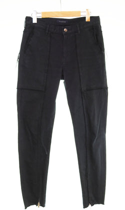 "ジョン アンダーカバー John UNDER COVER 裾ZIP 多切替 タチキリストレッチ デニムパンツ ジーパン JUV4505-2 デニム ブラック 2 103MB-548