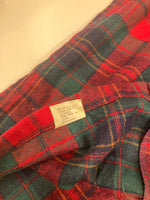 ペンドルトン PENDLETON 70's 70年代 ウール チェックシャツ ボードシャツ  ネルシャツ 開襟 オープンカラー ボックス vintage ヴィンテージ MADE IN USA アメリカ製  長袖シャツ レッド Lサイズ 101MT-5357