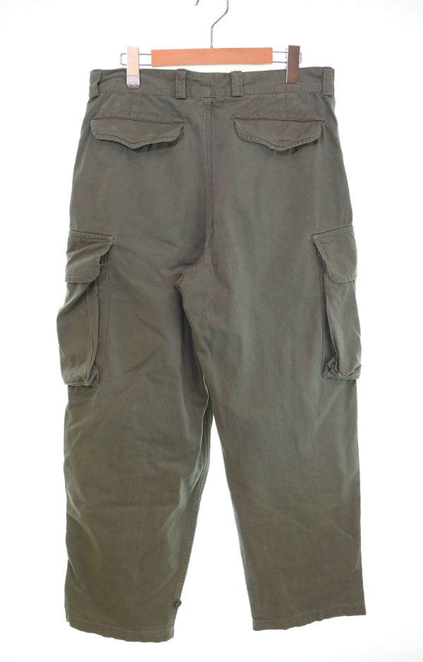 ミリタリー Military FRENCH ARMY フレンチ アーミー M-47 M47 後期 ヘリンボーン 23 カーゴパンツ グリーン 23 103MB-562