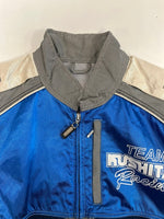 クシタニ KUSHITANI バイカージャケット レージングジャケット 青 ジャケット ブルー Lサイズ 101MT-5224