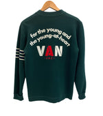 ヴァンヂャケット VAN Jacket INC. 70th ANNIVERSARY 70周年記念 レタード カーディガン カーディガン グリーン Mサイズ 101MT-3802