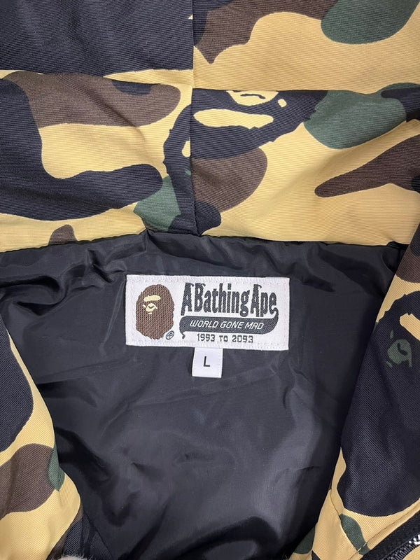 ア ベイシング エイプ A BATHING APE 1ST CAMO 2ND FULL ZIP HOODIE ナイロンジャケット カモフラ 001LJG301001X ジャケット マルチカラー Lサイズ 101MT-5300