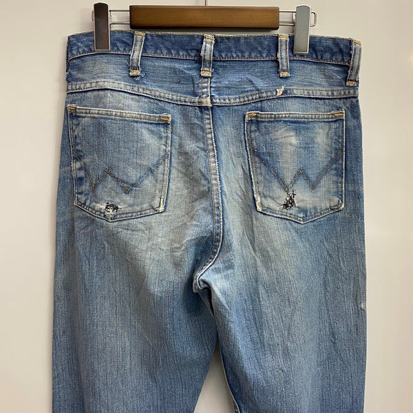 【曜日割引対象外】 ラングラー Wrangler 60's 12MWZ Slim Tapered Denim Pants USA製 デニム ブルー 32×34サイズ 201MB-1040 VB