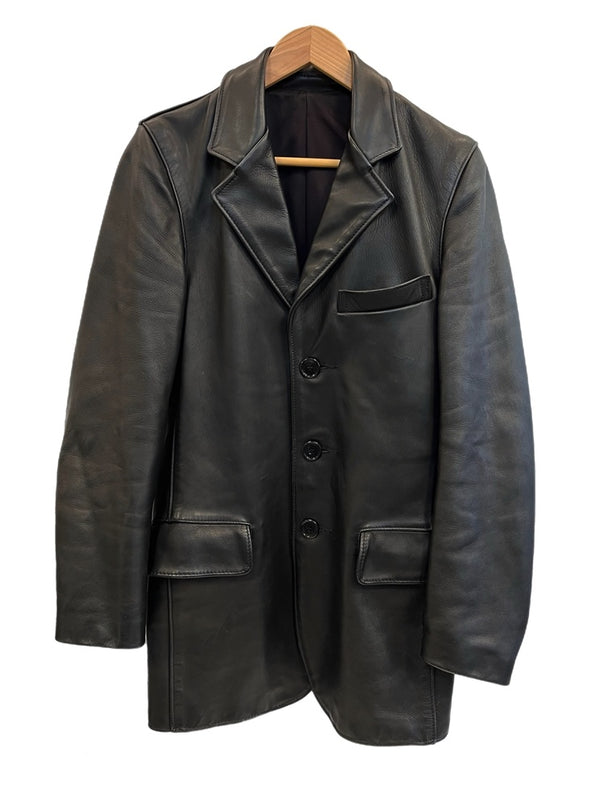 ショット SCHOTT レザー テーラードジャケット 黒 USA製 サイズ34 ジャケット ブラック 101MT-4981