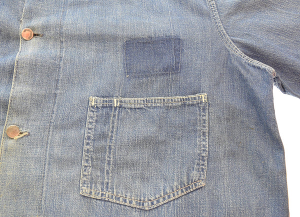 ヴィンテージ Vintage 30s 40s Prisoner Jacket  30's 40's プリズナージャケット 大戦 デニムカバーオール ジャケット ブルー 103MT-2501