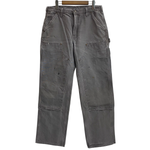 【曜日割引対象外】 カーハート Carhartt ダブルニー ダックパンツ カーゴパンツ グレー 33×32サイズ 201MB-1184 VB