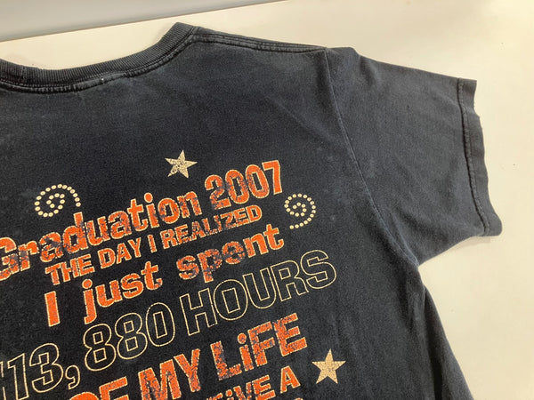 US US古着 00's Hanes KALAMA HIGH 007 SENIORS 映画 プロモーション ムービーT  VINTAGE ヴィンテージ Tシャツ ブラック Sサイズ 101MT-4817