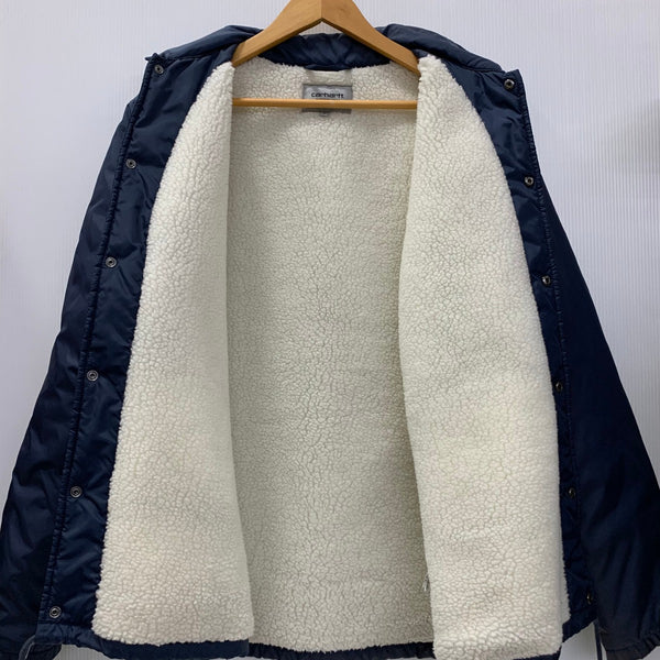 カーハート Carhartt WIP コーチジャケット 内ボア ナイロン ジャケット ネイビー Mサイズ 201MT-4581