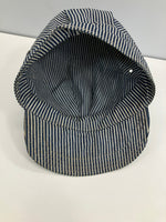 リー Lee 50's 50年代  エンジニアキャップ  ワークキャップ  ユニオンチケット ヒッコリー Vintage ヴィンテージ 帽子 メンズ帽子 キャップ ブルー 101hat-131