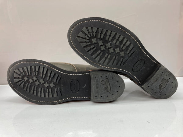 レッドウィング RED WING IRON RANGER アイアン レンジャー ALPINE Vibramソール アウトドア 革靴 シューズ 9 1/2D 緑 8078 メンズ靴 ブーツ その他 カーキ 27.5cm 104S-1069