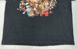 ヴィンテージ vintage LEGO レゴ INDIANA JONES TEE インディー ジョーンズ Tシャツ ムービーT ゲーム 前面プリント 半袖 黒 Tシャツ キャラクター ブラック XLサイズ 104MT-1212
