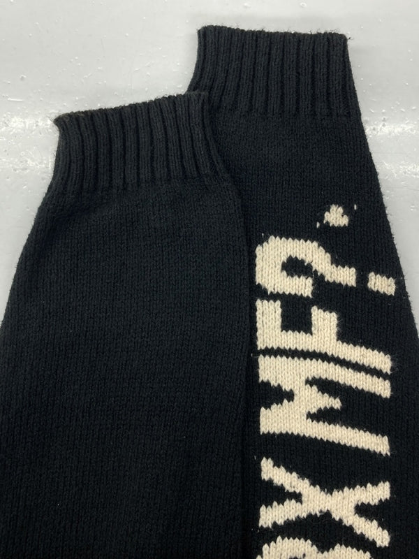 ダブレット doublet 20SS HIDDEN MESSAGE CARDIGAN メッセージ カーディガン ニット オーバーサイズ 黒 20SS21KN29 カーディガン 総柄 ブラック Lサイズ 104MT-1131