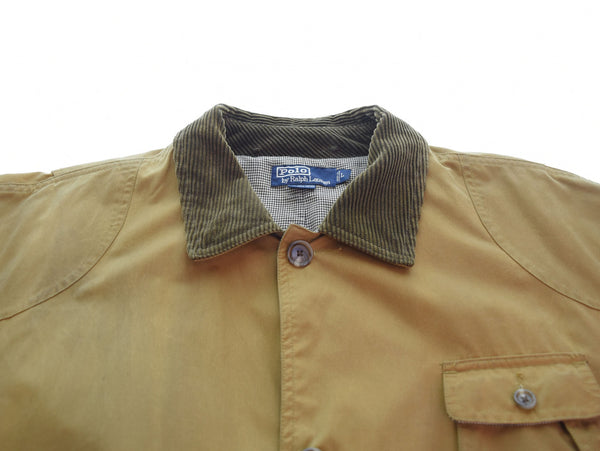 ラルフローレン RalphLauren 90s オイルドハンティングジャケット  ジャケット ベージュ Lサイズ 103MT-2561