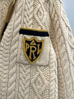 ラルフローレン RalphLauren カシミア混 ケーブルニットカーディガン ニットジャケット 白 カーディガン ホワイト Sサイズ 101LT-263