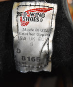 レッドウィング RED WING CLASSIC ROUND クラシック ラウンド ワーク ブーツ 8165 メンズ靴 ブーツ ワーク ブラック USA7 25cm 103S-1303