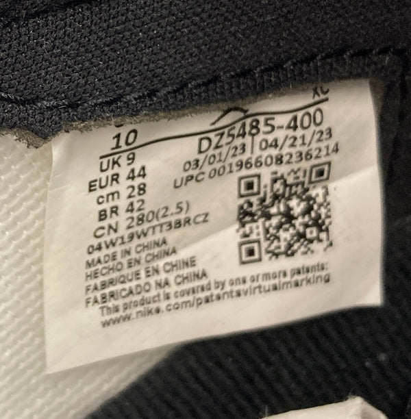 ジョーダン JORDAN Nike Air Jordan 1 Retro High OG UNC Toe ナイキ エアジョーダン1 レトロ ハイ OG UNC トゥ DZ5485-400 メンズ靴 スニーカー ブルー 28cm 101sh-2016